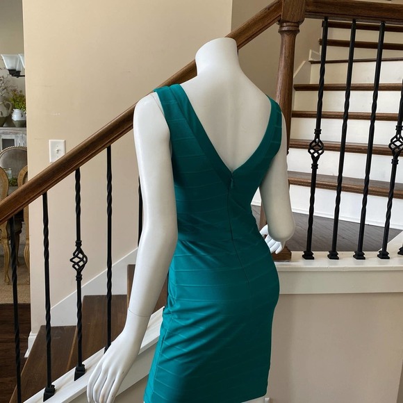 NWT Guess Turquoise Body-con Mini Dress, DD0492 - Picture 7 of 8